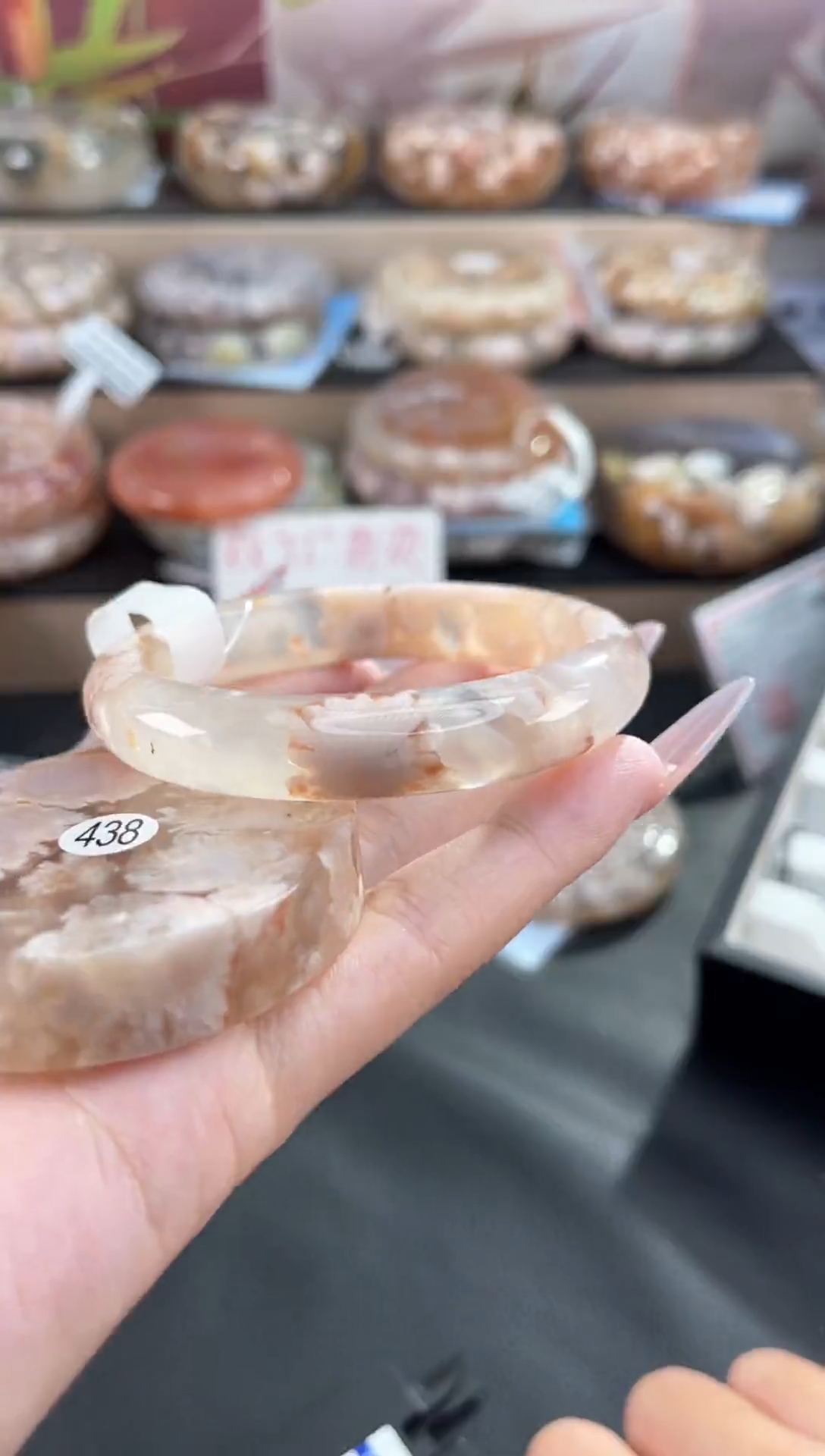 未镶嵌手镯石英质玉56