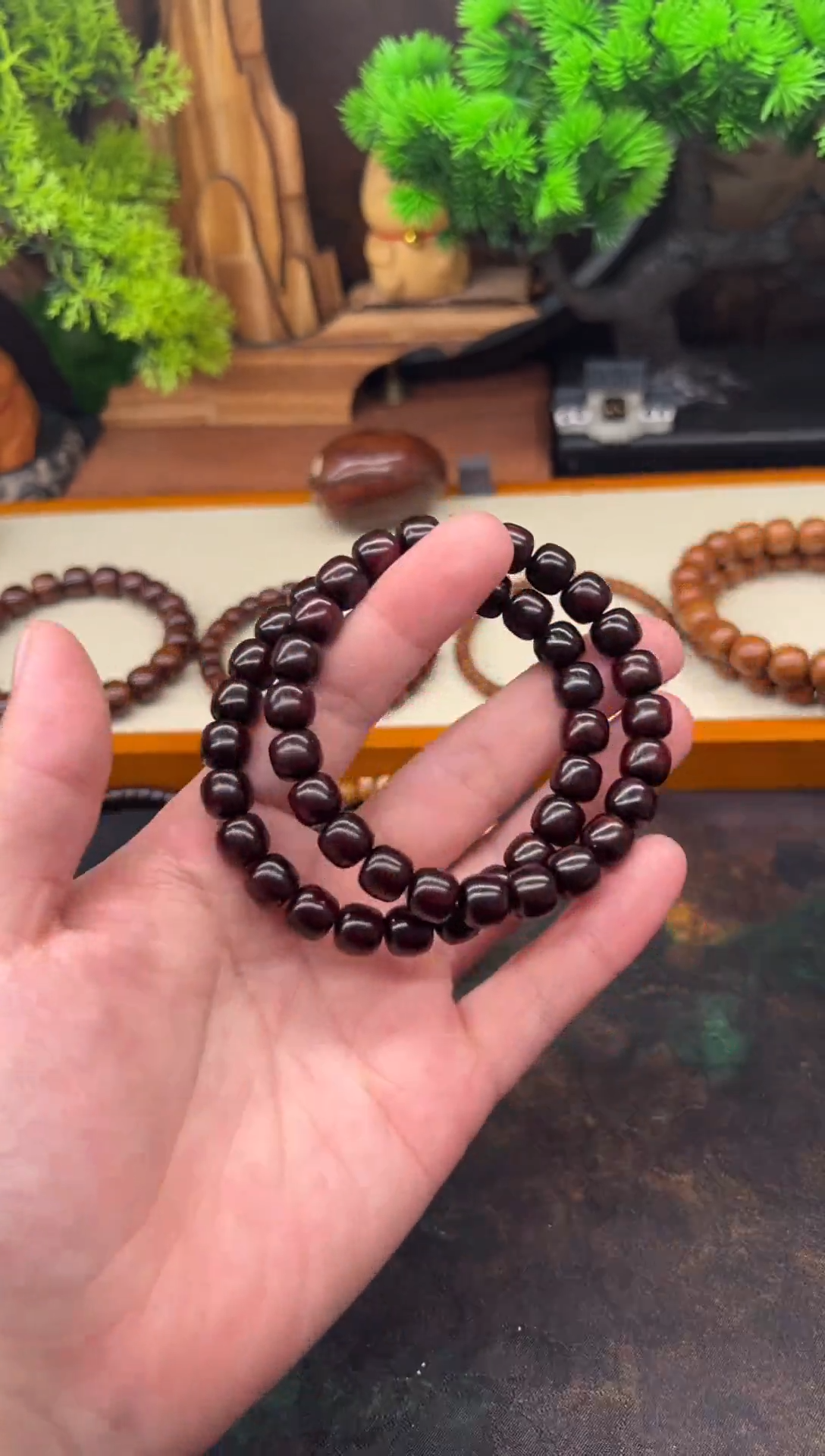 手串/手链小叶紫檀B409小叶紫檀火焰纹老型