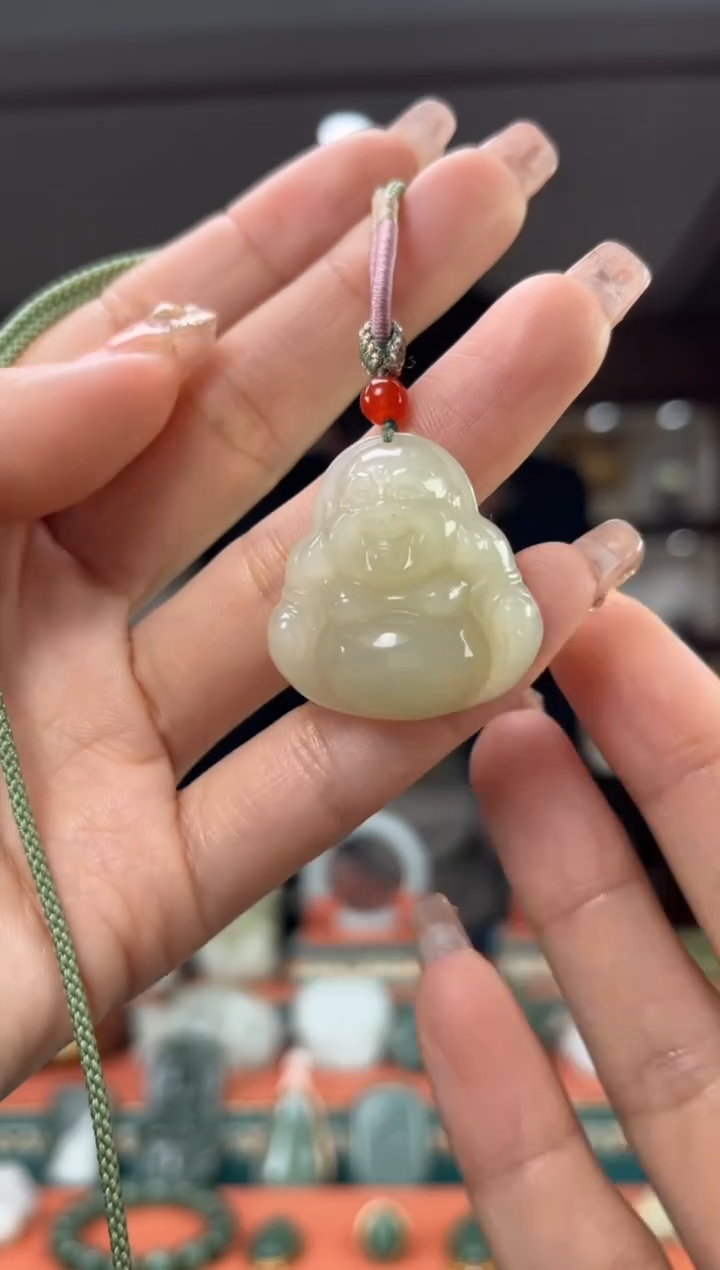 【闪购商品】和田玉颈饰未镶嵌佩佩30mm左右