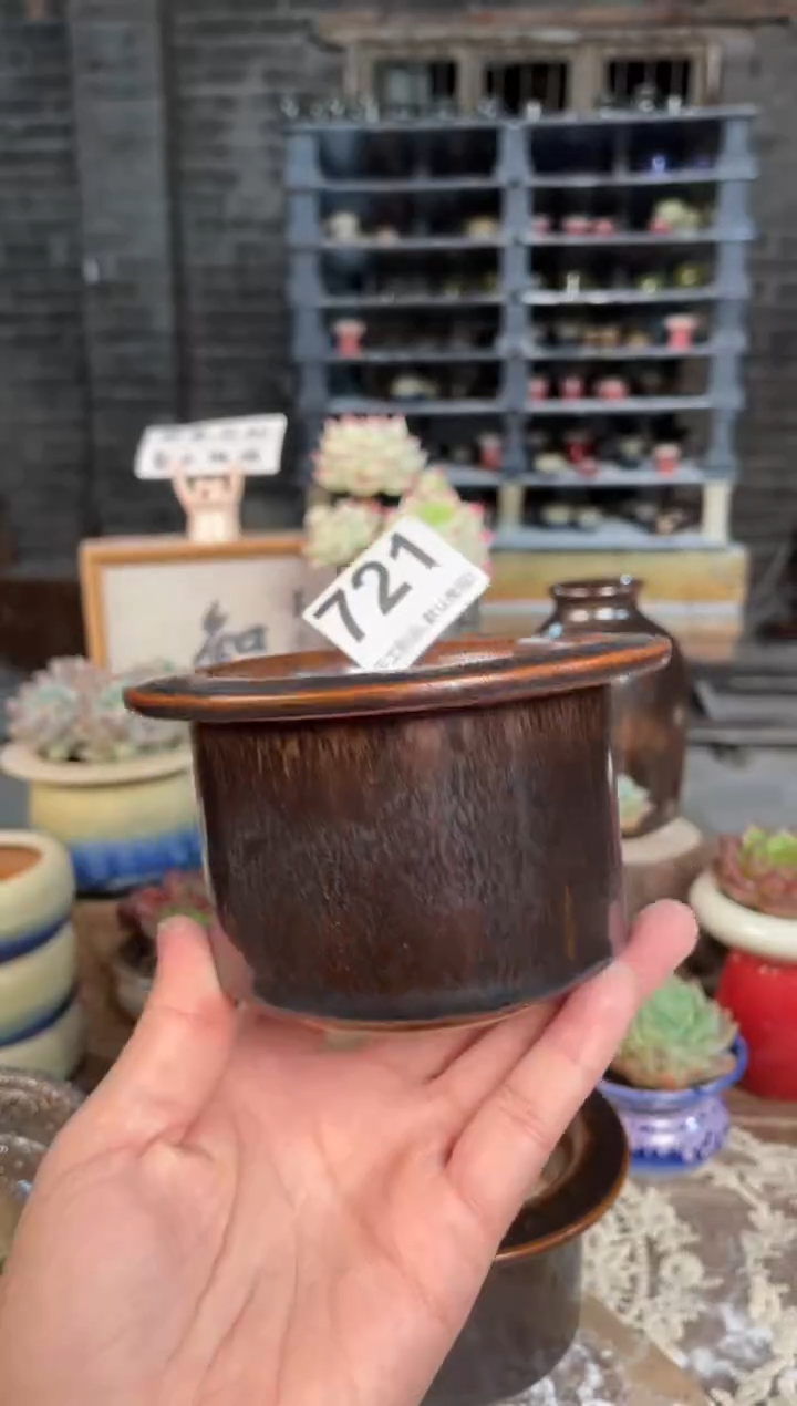 瓷片721知木小芳花盆