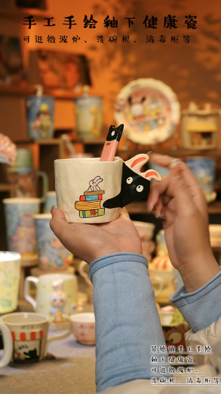 【闪购商品】杯景德镇高温釉下彩&A774(一套)