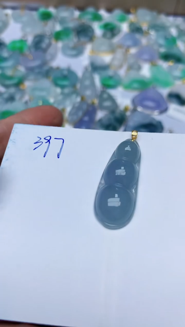 【闪购商品】翡翠颈饰18K金镶嵌天然翡翠A货