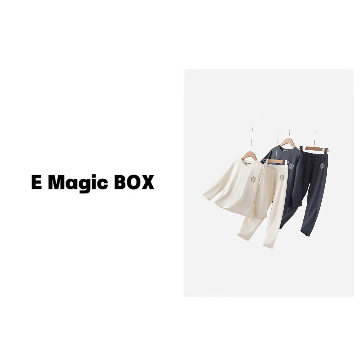 潮牌童装定制“糯糯宝贝”儿童家居服YY002