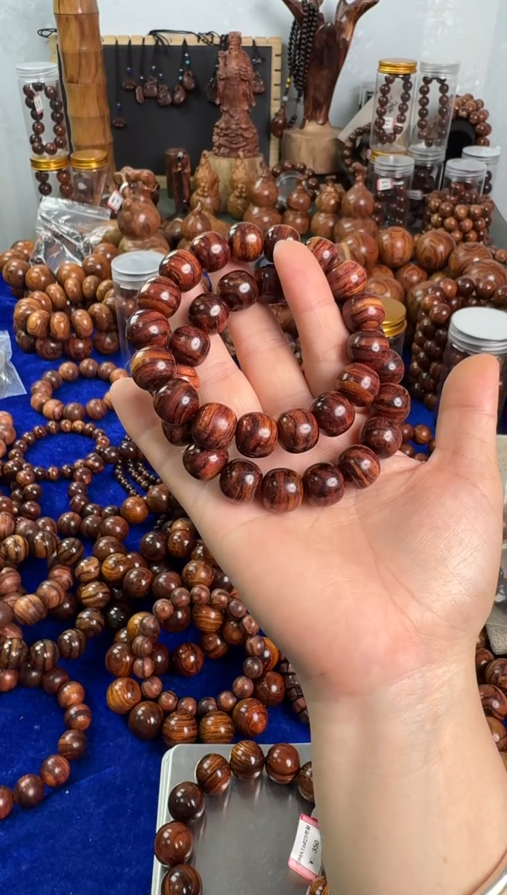 手串/手链黄花梨/降香黄檀58米1314规格海黄手串