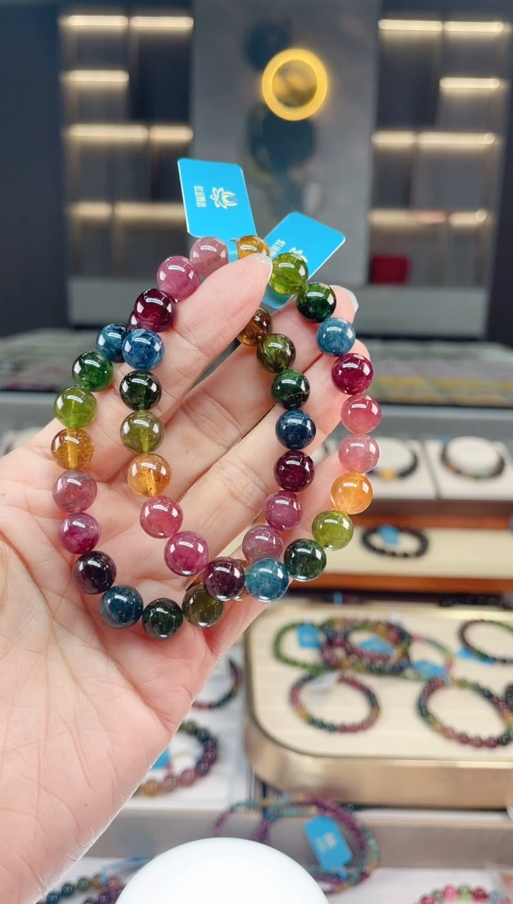 【闪购商品】碧玺单圈手串未镶嵌（多样性发一条）Q