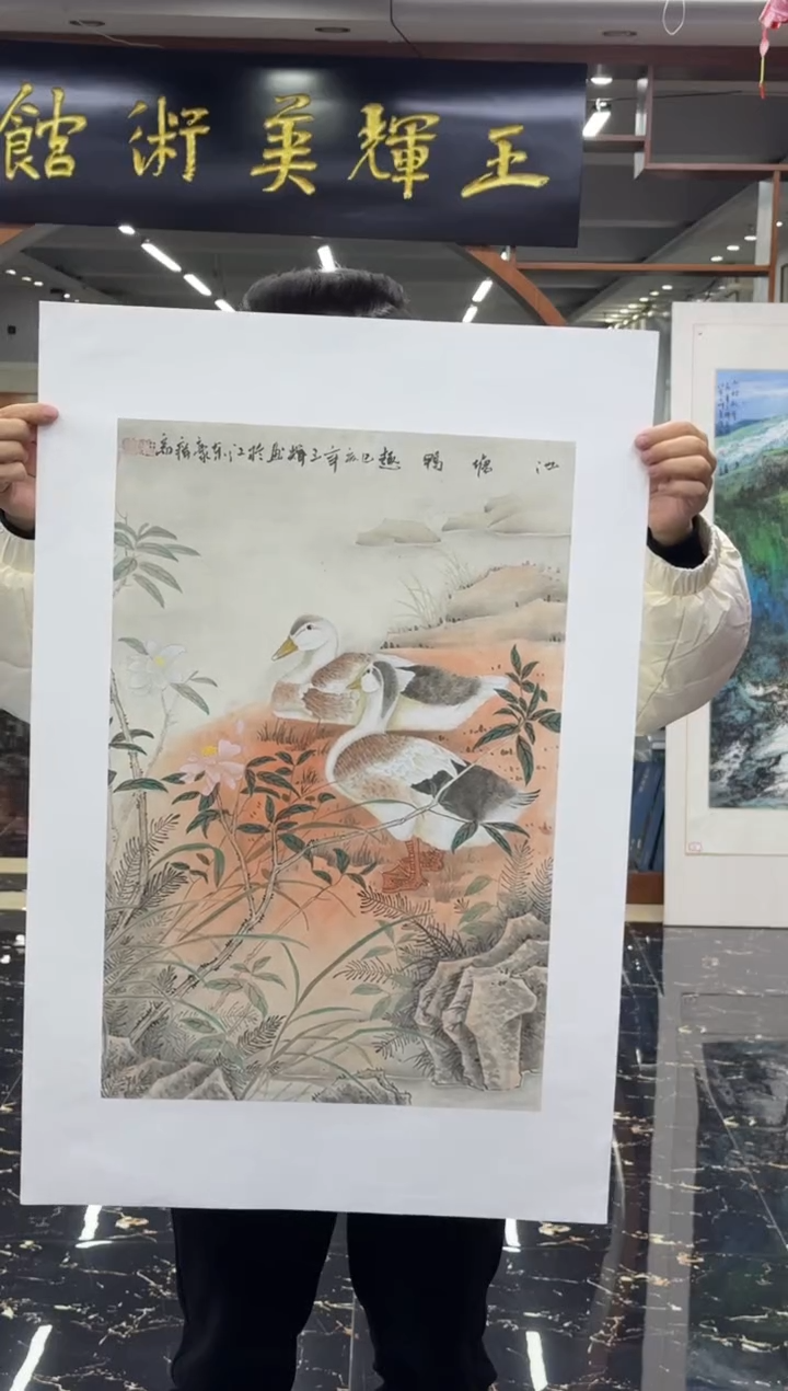 国画国画绘画山水花鸟