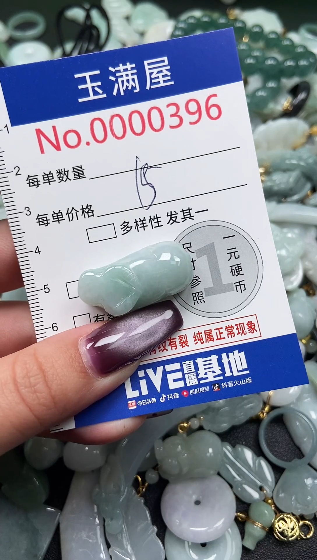颈饰未镶嵌翡翠396