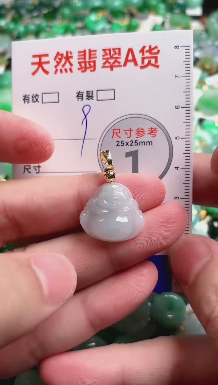 翡翠未镶嵌颈饰13005164