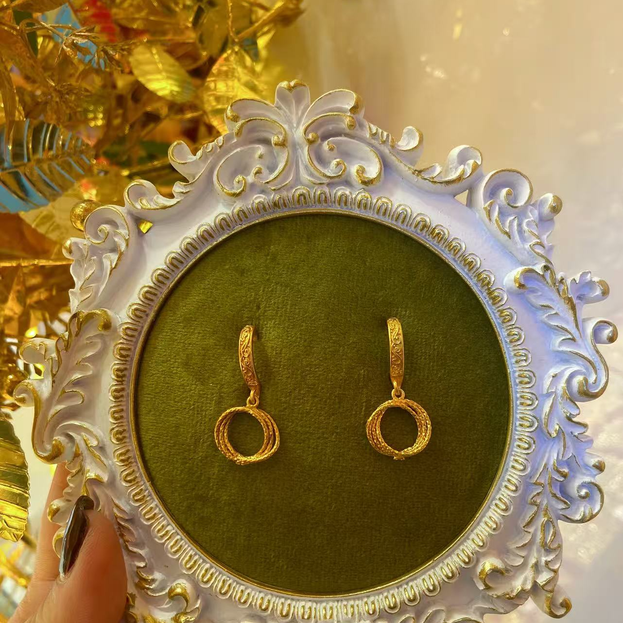 铜合金贝壳耳饰 ks altun耳环