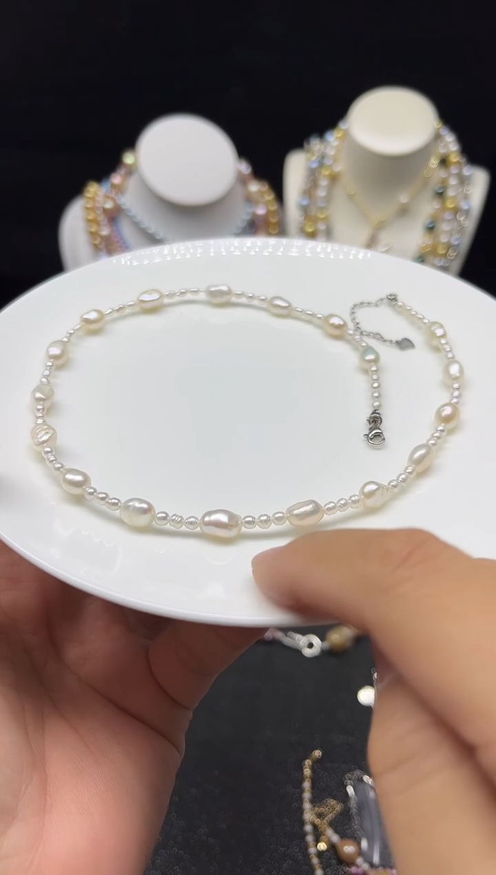 【闪购商品】淡水珍珠颈饰未镶嵌多人
