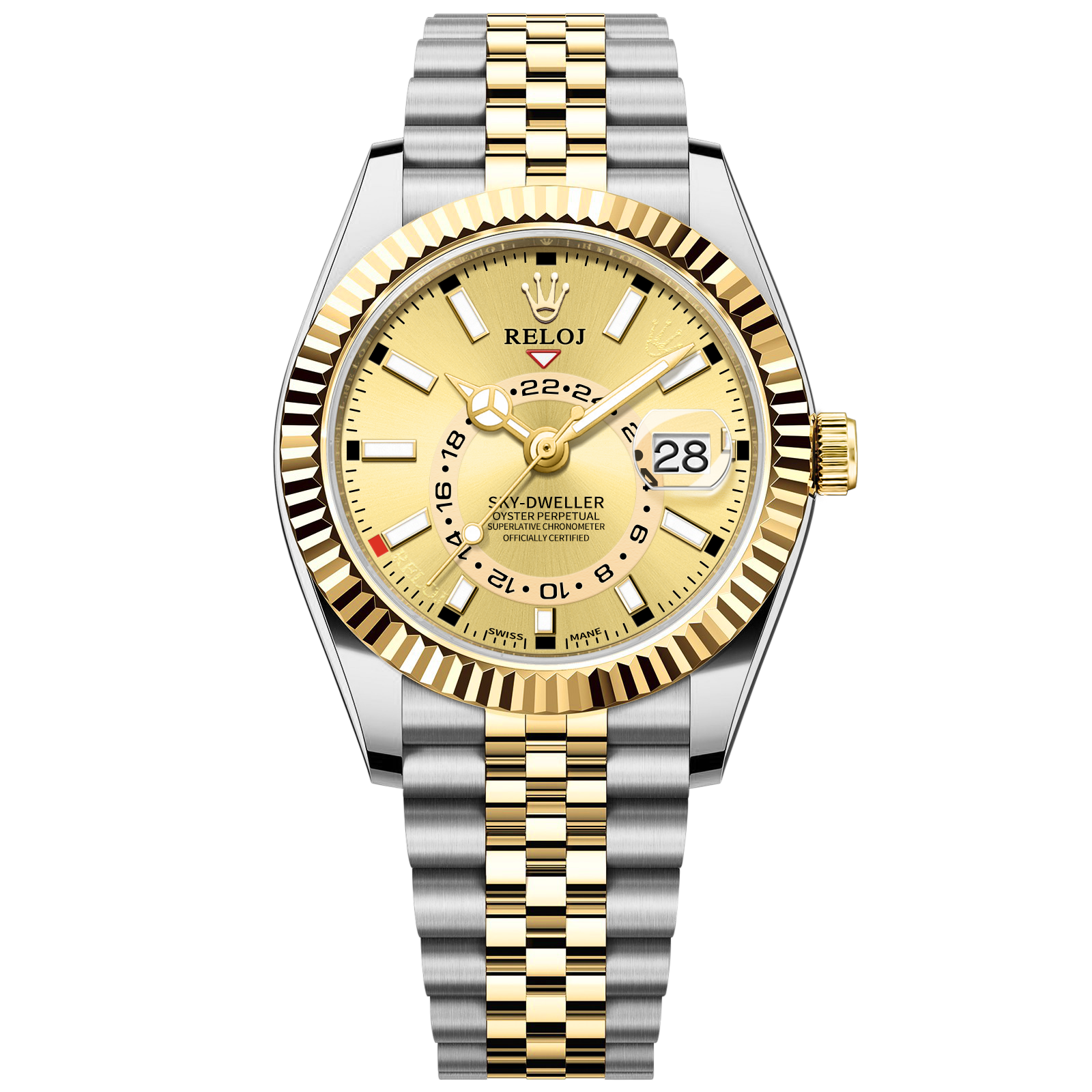 全新 Reloj/官方正品/日志系列/金盘/表径41mm/全自动机械/男表