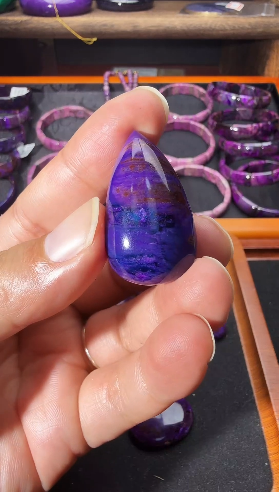 苏纪石（舒俱来）未镶嵌南非老矿水滴吊坠@多样性发其一