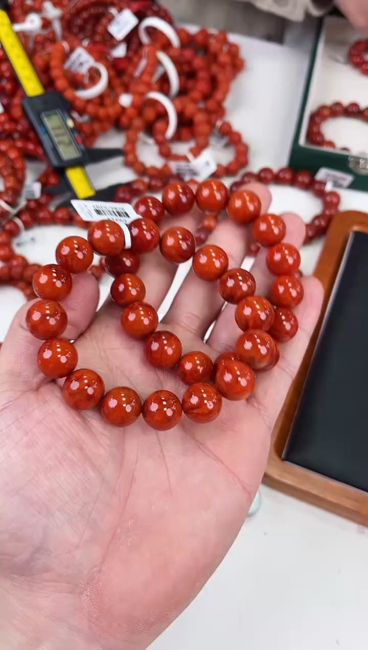 【闪购商品】南红玛瑙瓦西手串13+未镶嵌（多样式发其一）