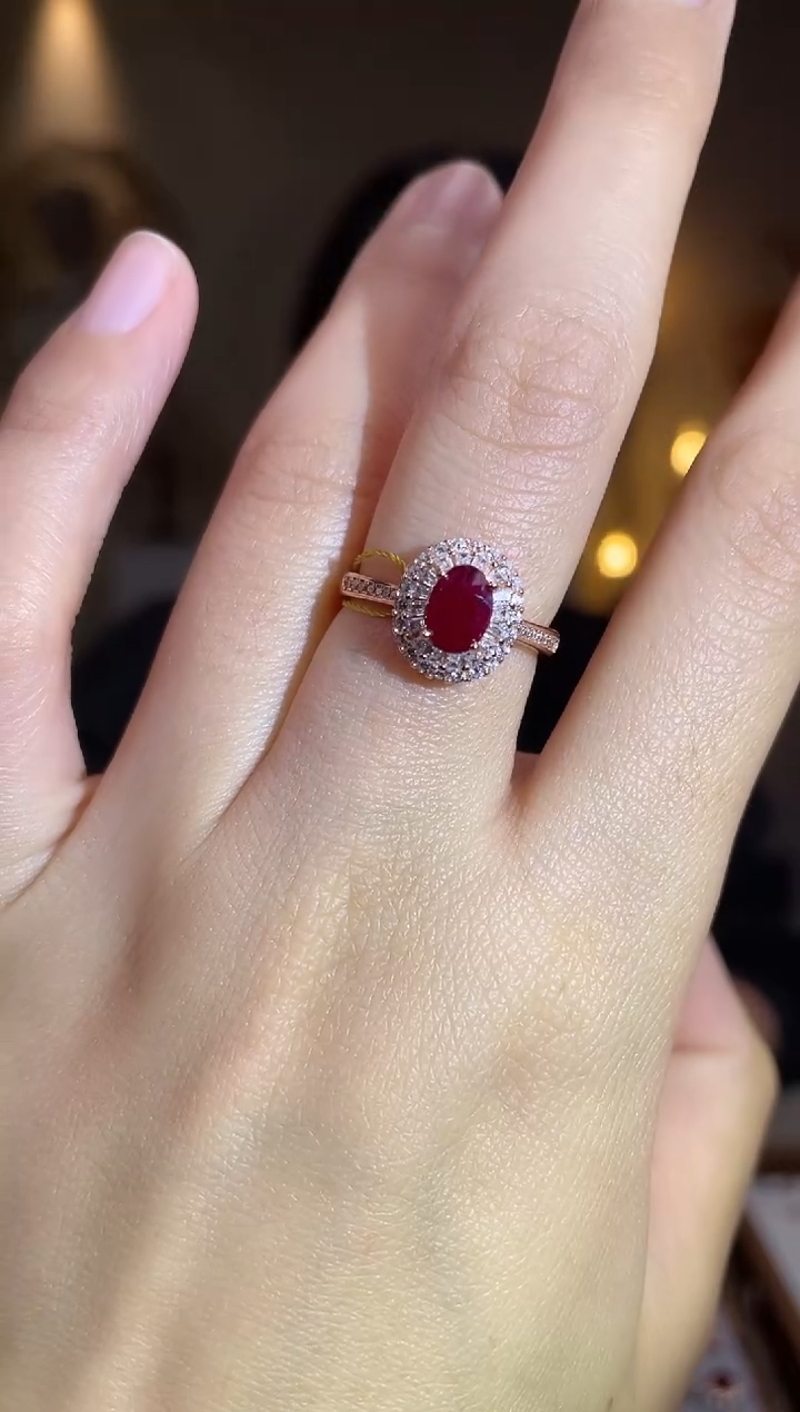 银S925镶嵌手饰红宝石手饰