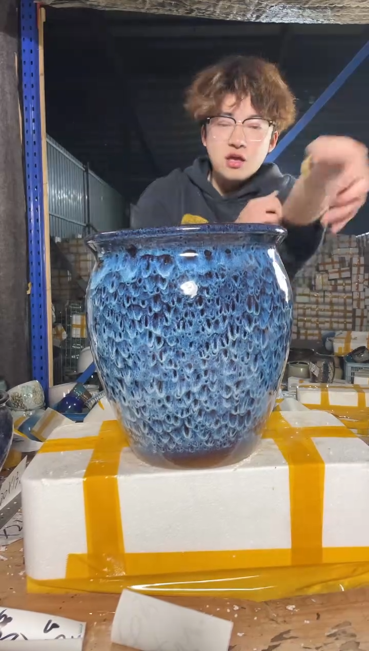 紫砂花盆宜兴紫砂粗陶花盆27-31