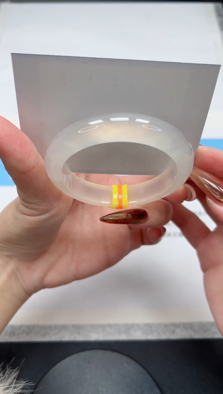 【闪购商品】玛瑙/玉髓手镯未镶嵌122/香槟56.5