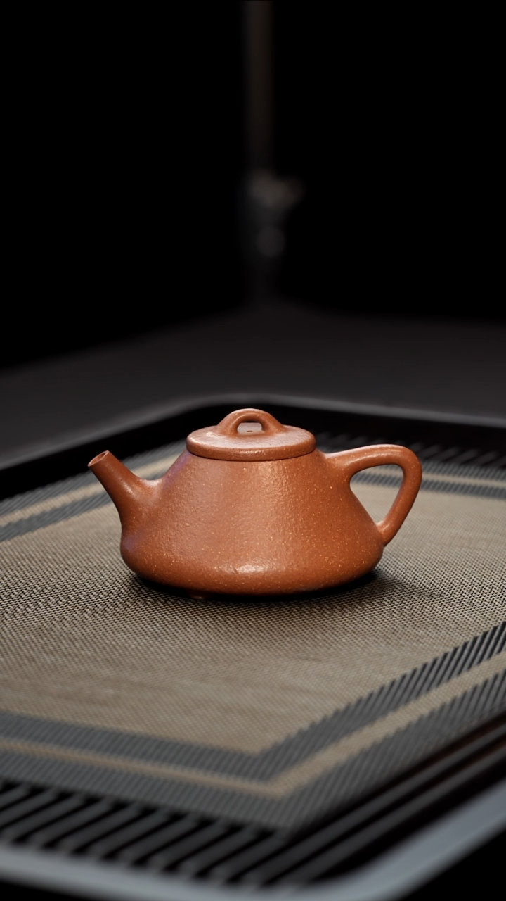 茶壶紫砂半手工黄降坡子冶石瓢170cc