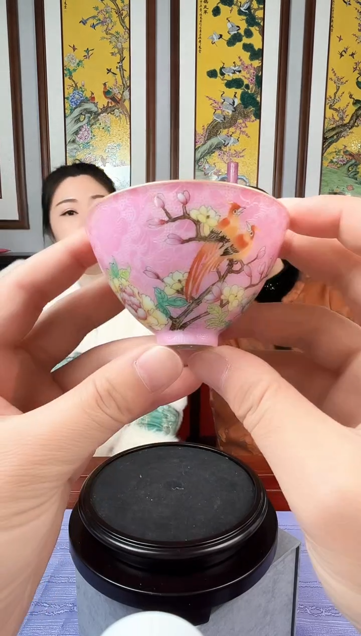 摆件瓷【伍凤英扒花】-11