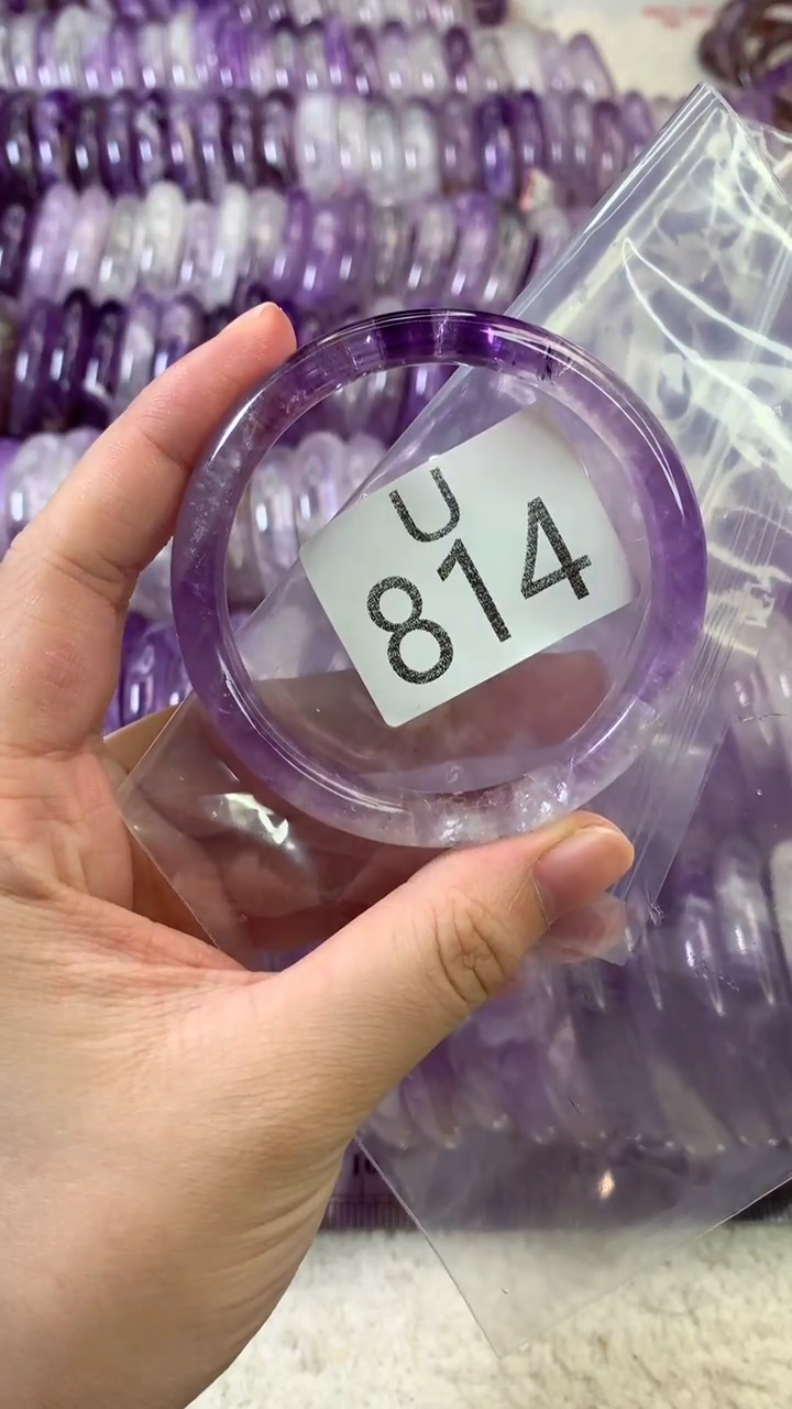 水晶手镯未镶嵌✎****ـU814-56