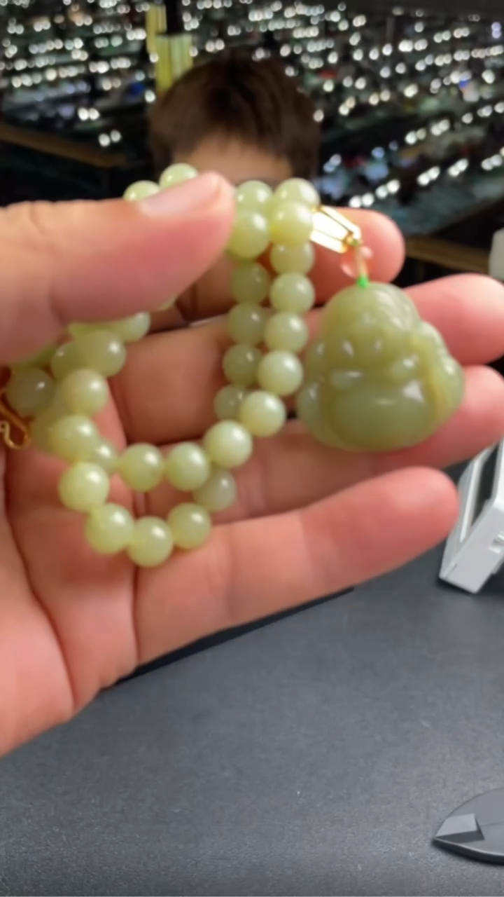 和田玉未镶嵌项链12085-E3-多样性发其一