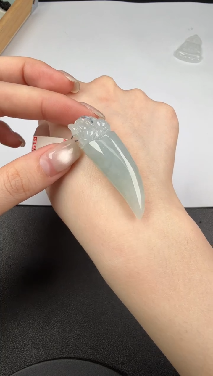 吊坠(不含链)未镶嵌翡翠翡翠饰品-48