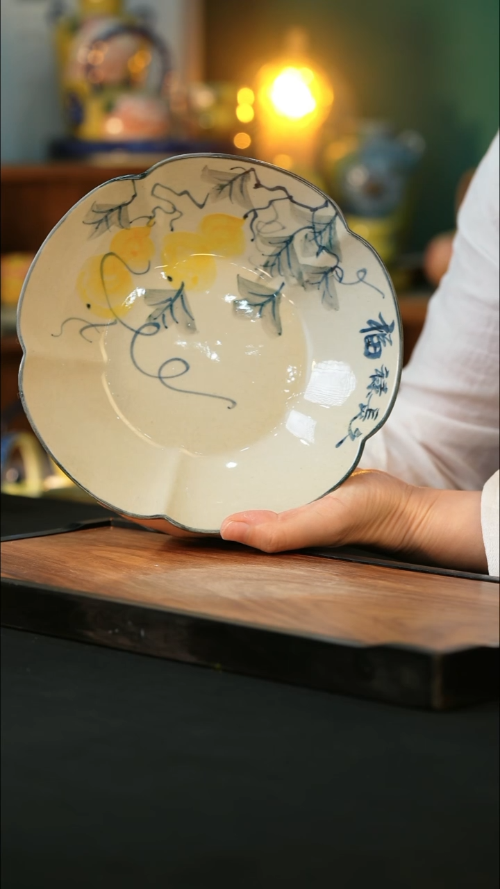 杯手绘心瓷陶瓷浮力