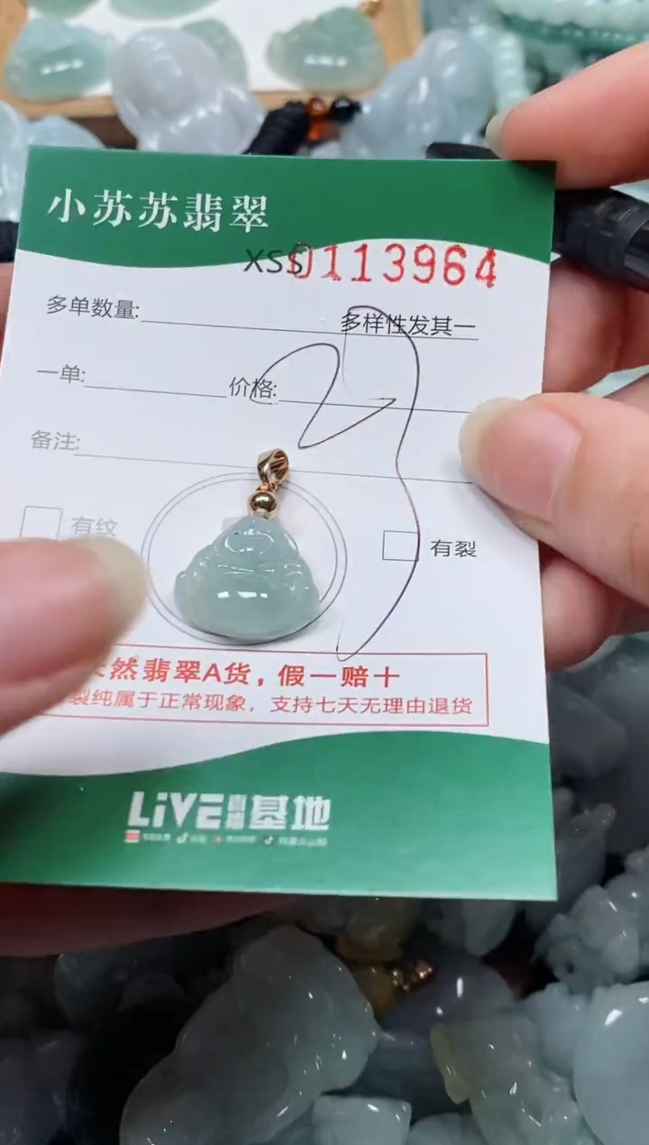 【闪购商品】翡翠未镶嵌颈饰闪购商品0113964