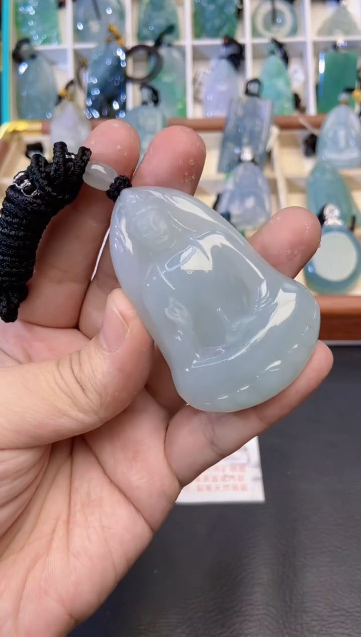 颈饰未镶嵌翡翠缅甸天然翡翠