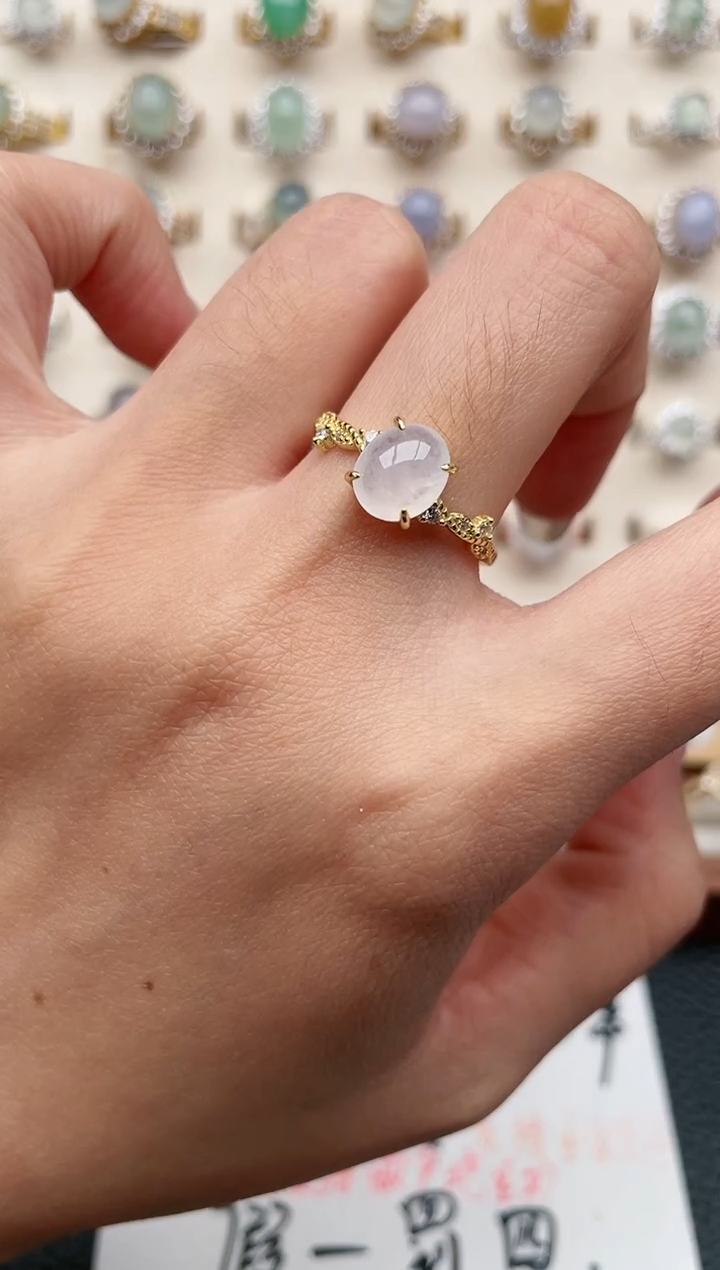 【闪购商品】翡翠戒指银S925镶嵌1111