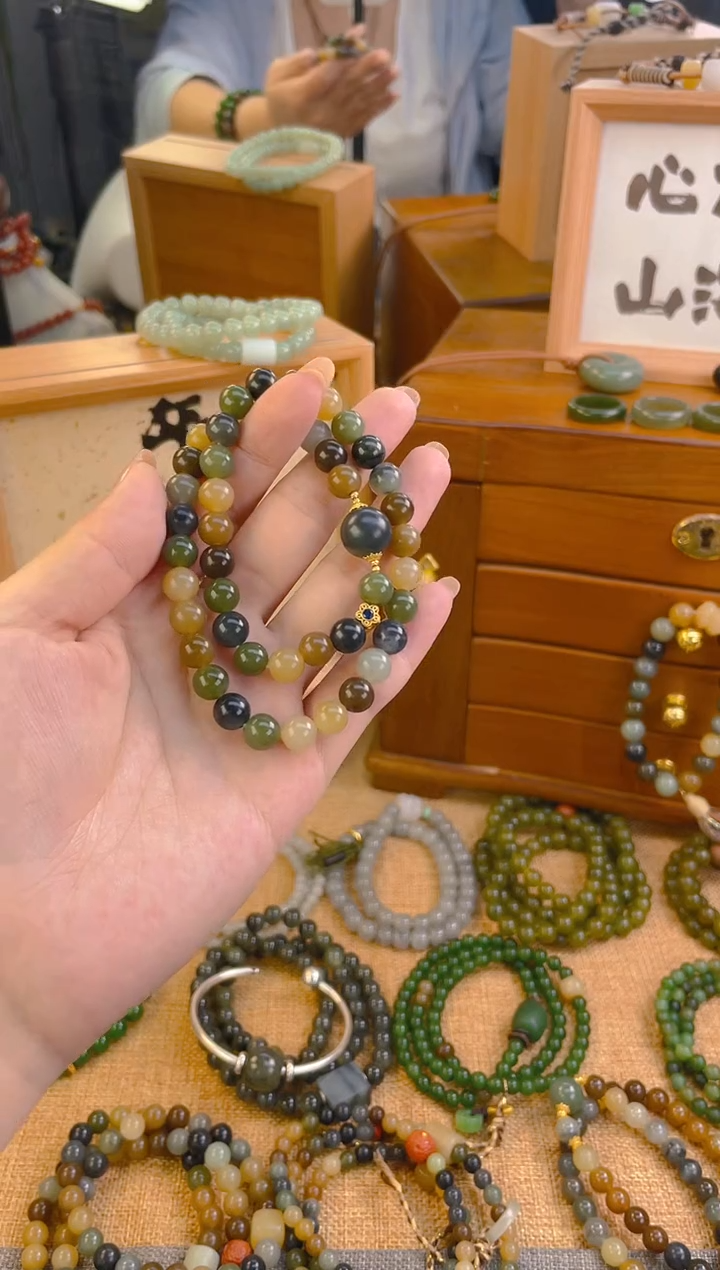 手链未镶嵌和田玉楼兰