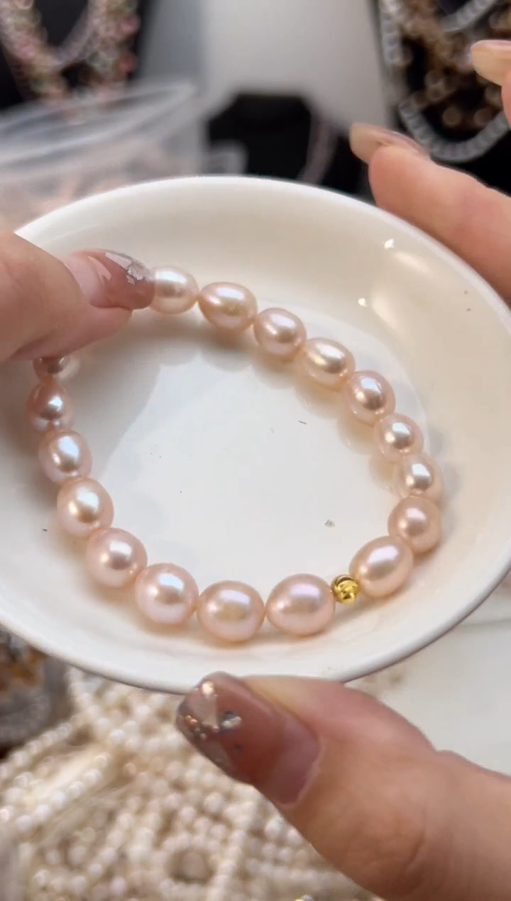 未镶嵌淡水珍珠37珍珠手链