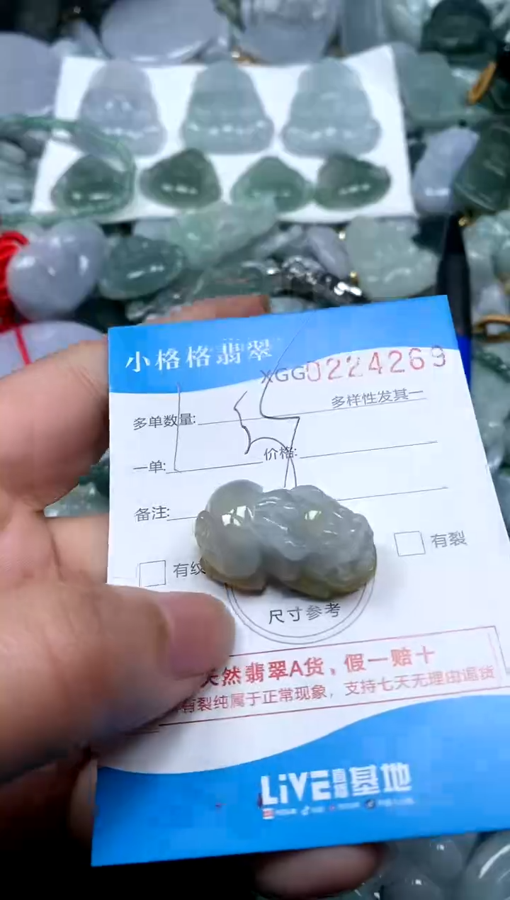 【闪购商品】翡翠颈饰未镶嵌闪购商品0224269