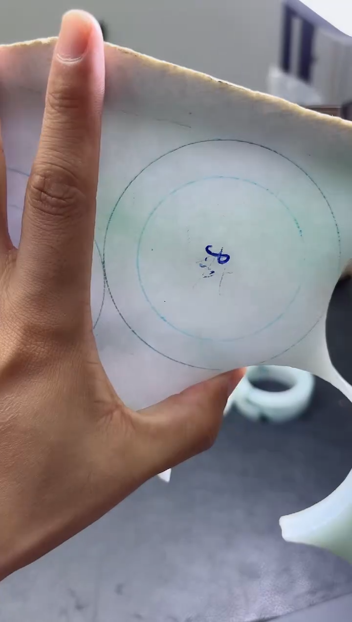 未镶嵌手镯定制翡翠雨*手镯