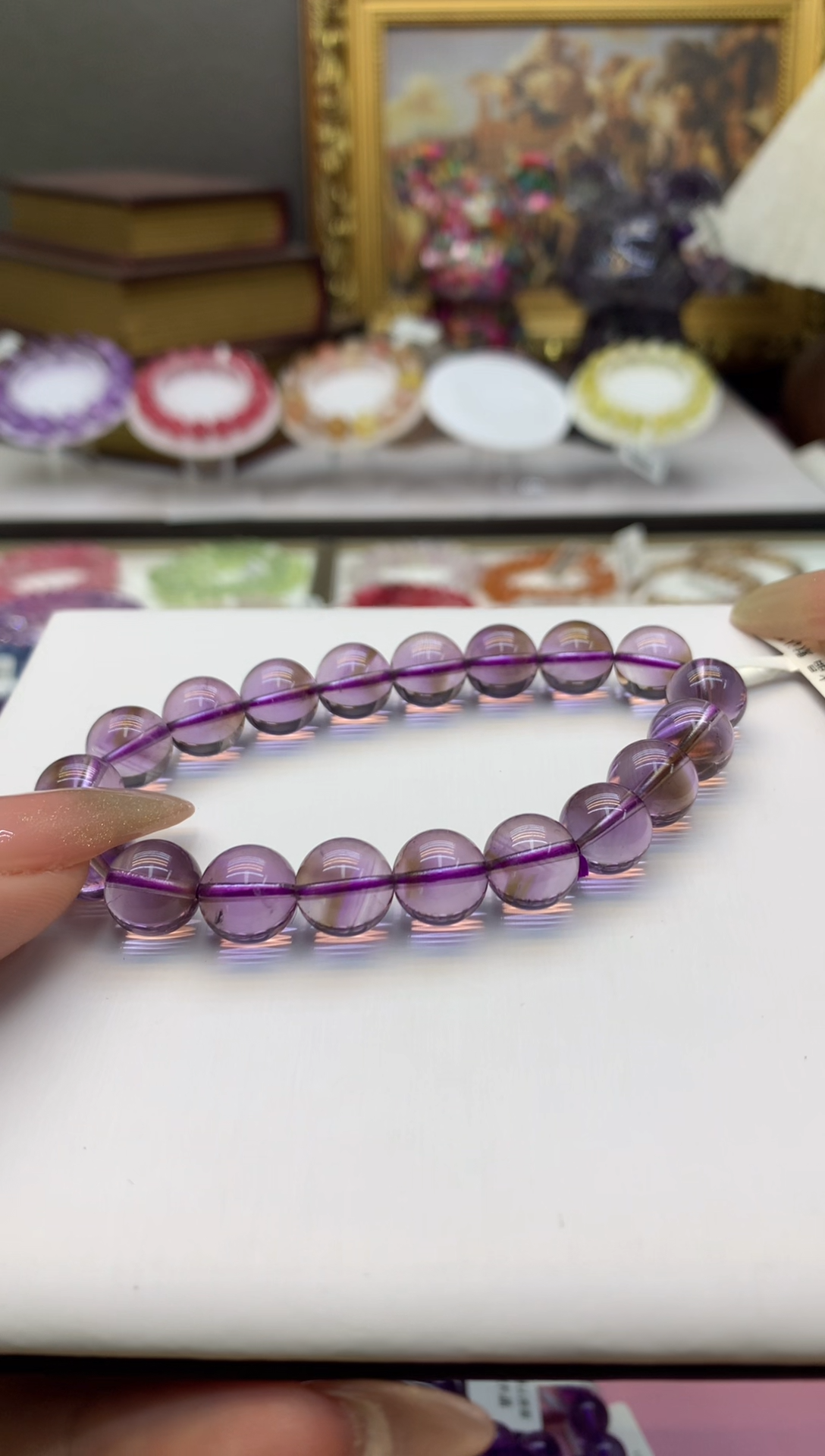 【闪购商品】水晶手串未镶嵌紫塔晶10+ 以实物为主