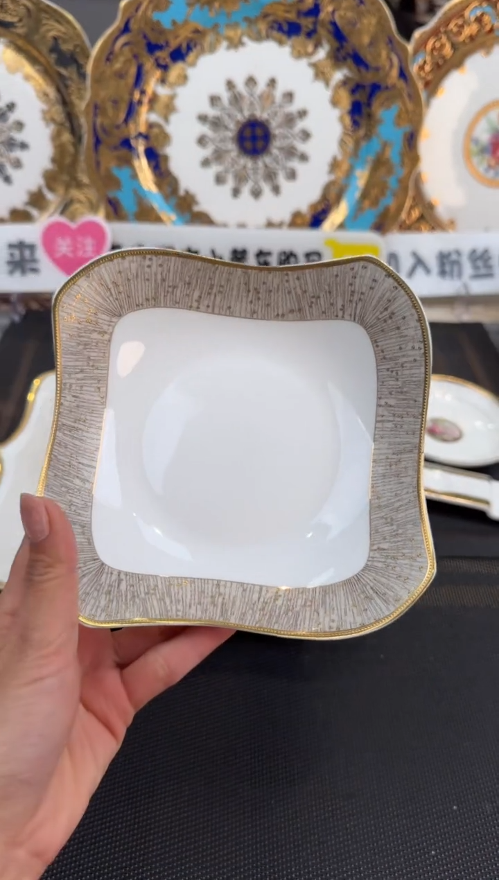 【闪购商品】瓷片沙拉碗2个福利款