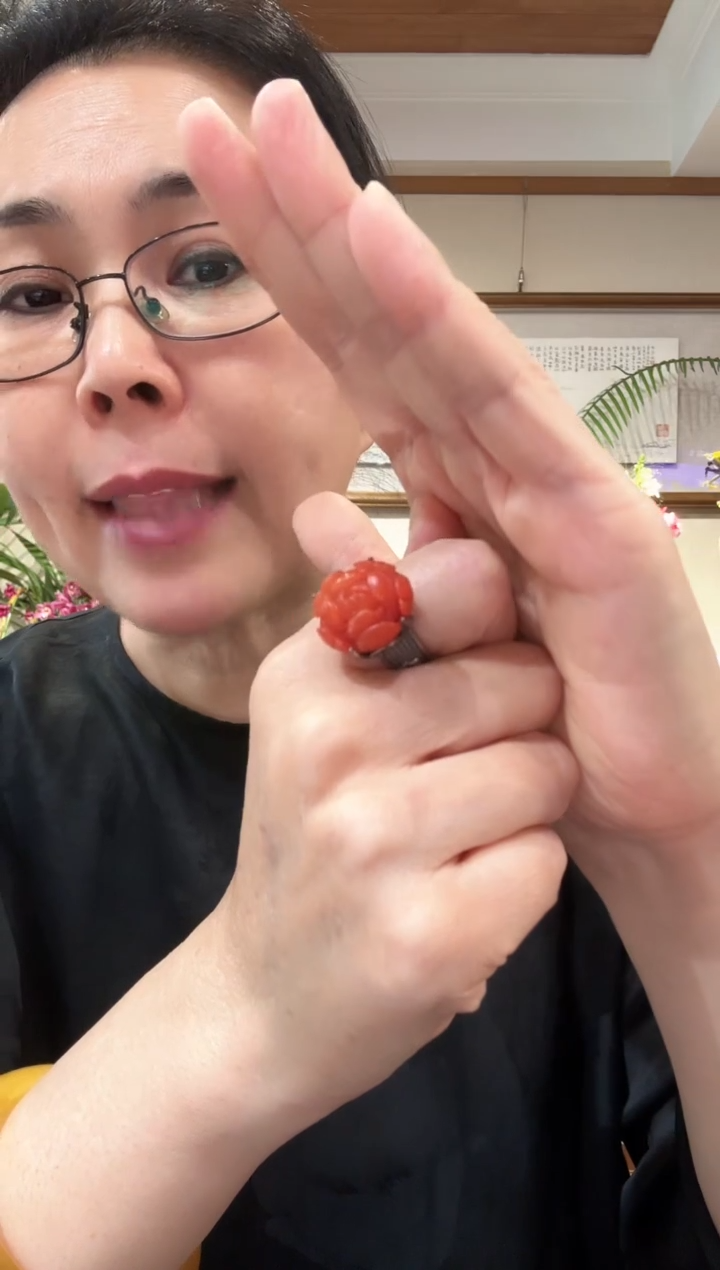 【闪购商品】南红玛瑙戒指银S925镶嵌国风