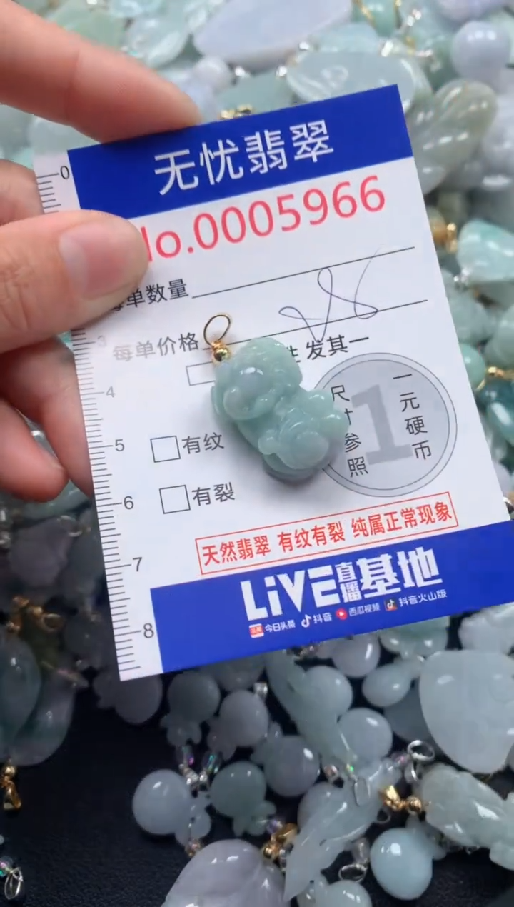 颈饰未镶嵌翡翠5966