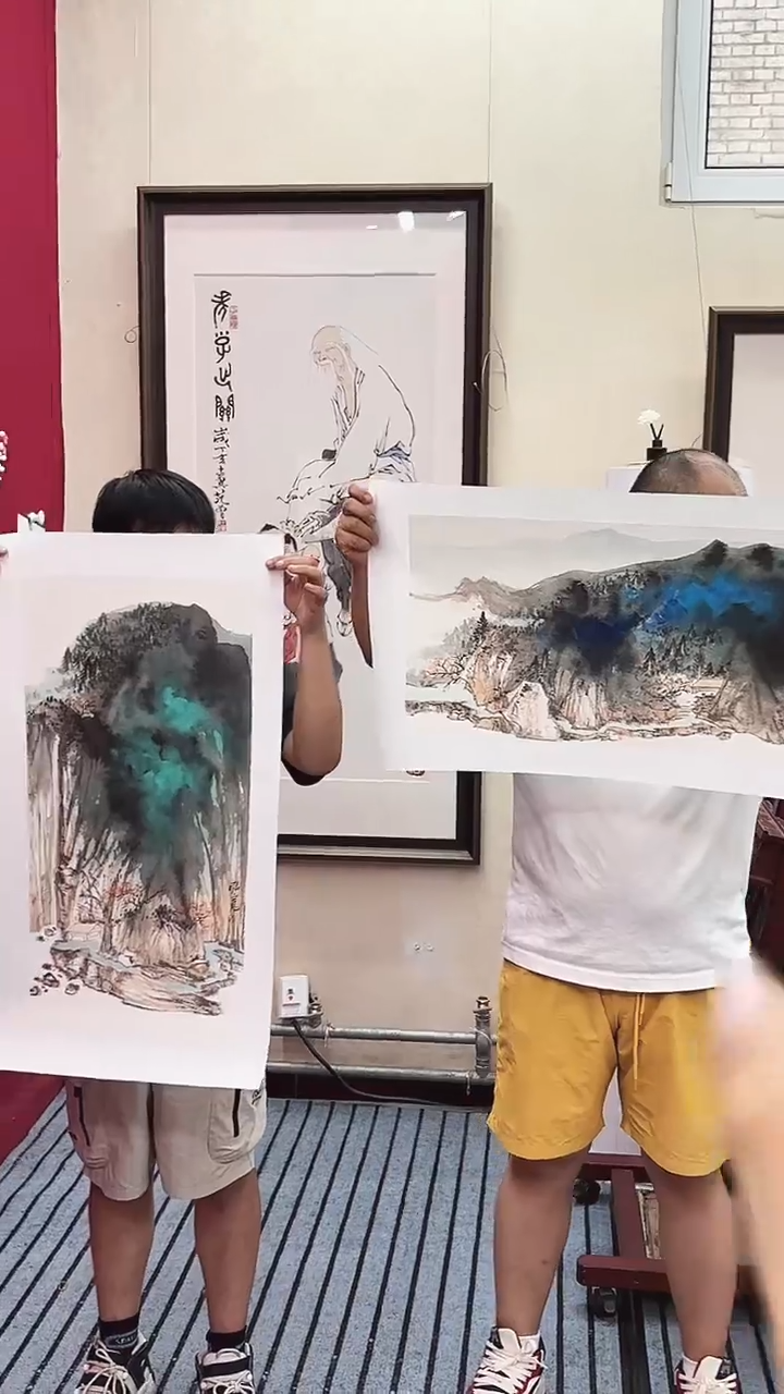 国画高老师绘画作品 带荣宝斋宁波证书 任意一副