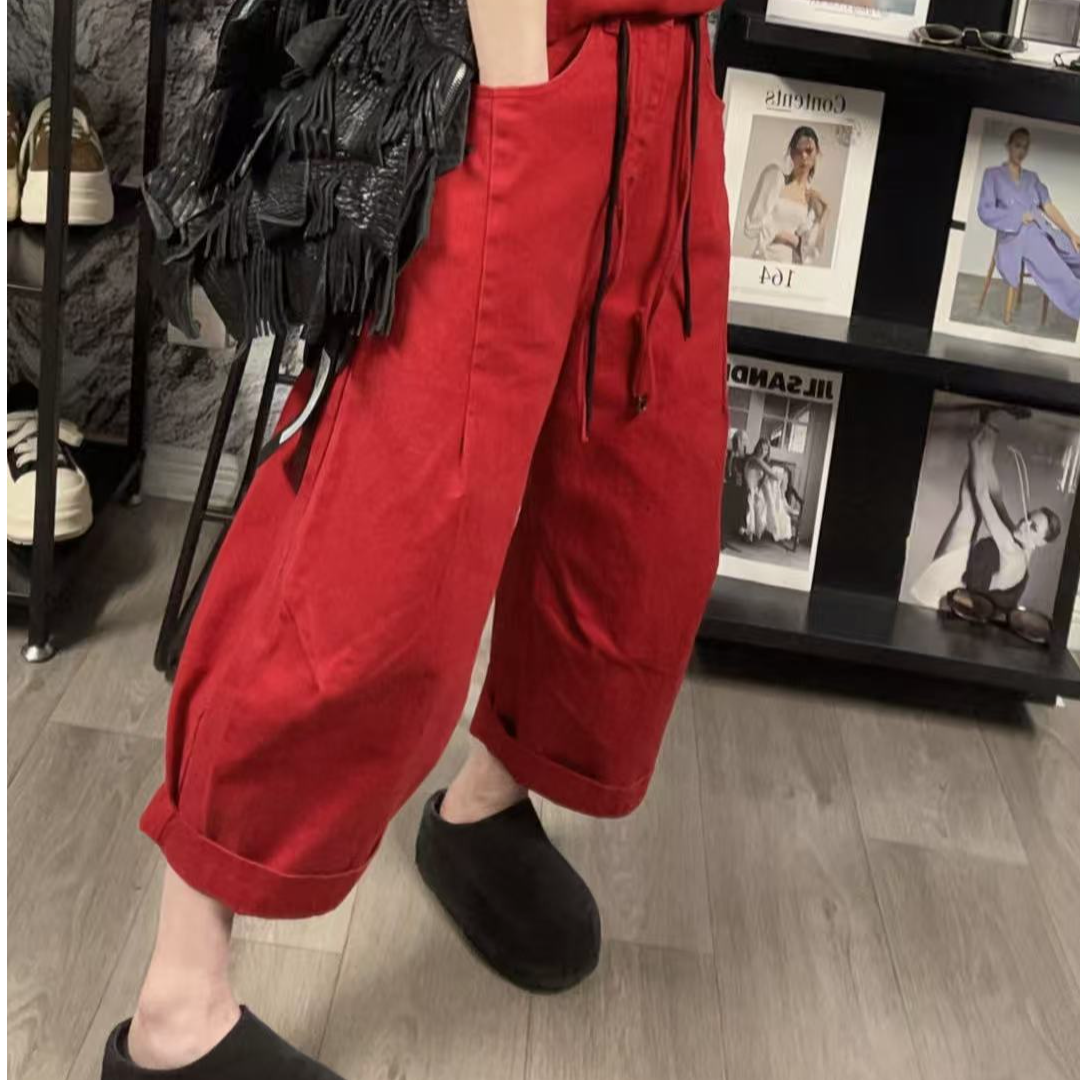 【佳老板】“83099”#新款潮牌女装小众炸街高级感女装时尚休闲气球裤
