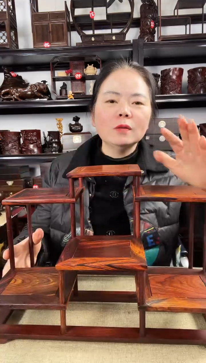 木新红六连老李红木工艺品