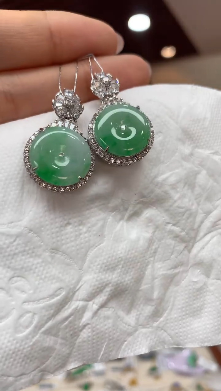 吊坠(不含链)未镶嵌翡翠平安扣多样性发货1件