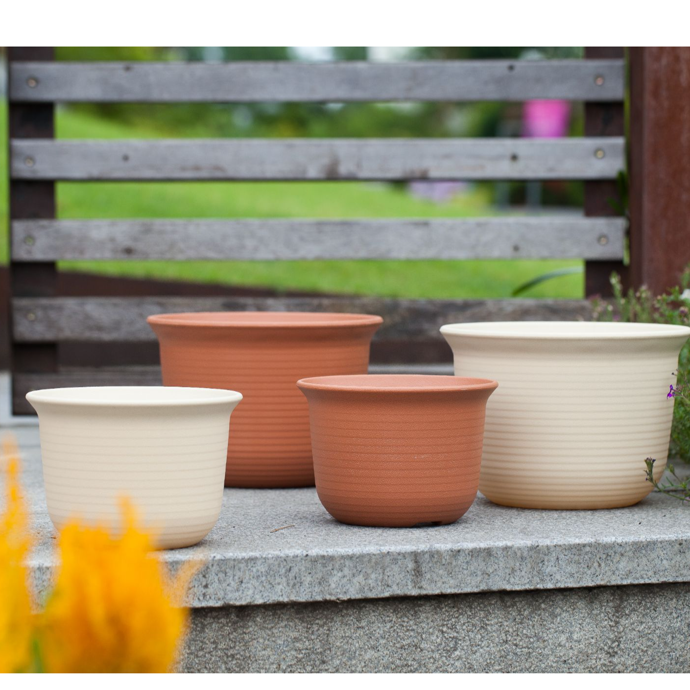 爱莎240加厚耐用防晒大口径塑料树脂花盆适合多种花盆清仓捡漏