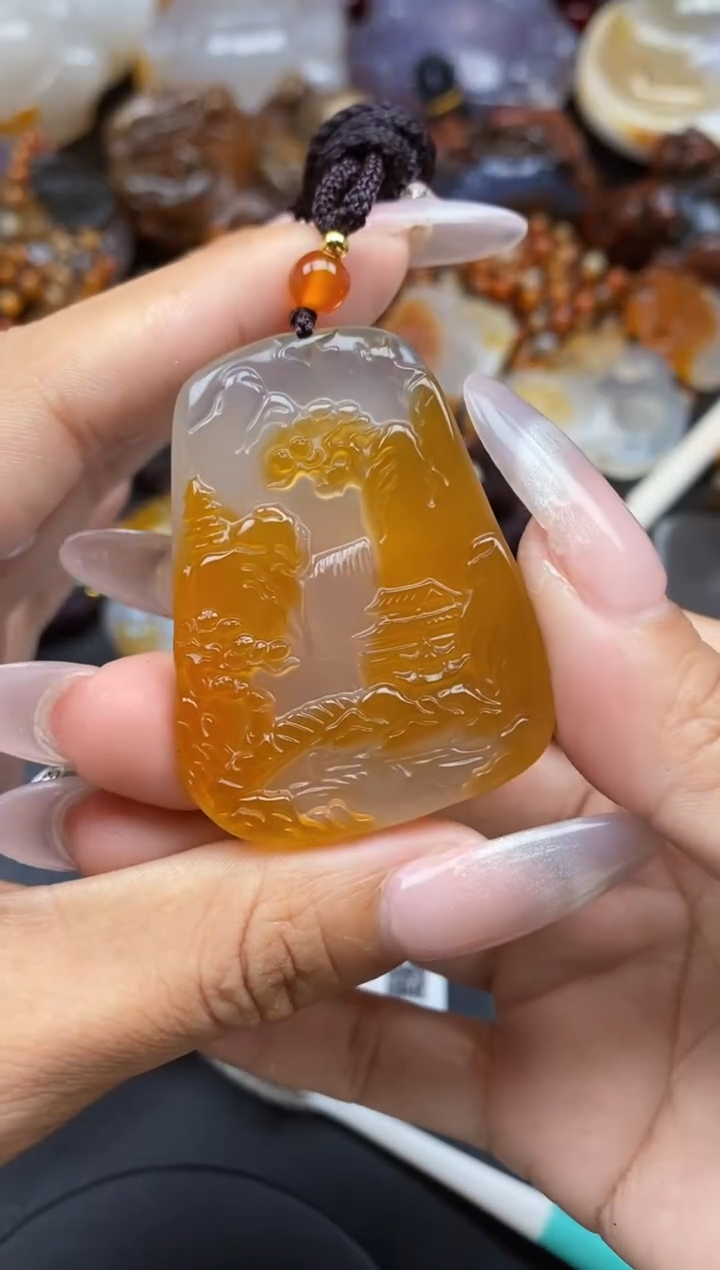 【闪购商品】玛瑙/玉髓颈饰未镶嵌ll