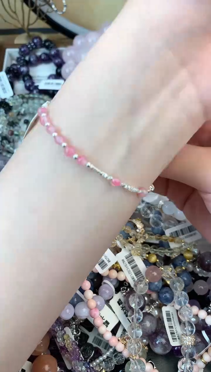 【闪购商品】蔷薇辉石手饰银S925镶嵌218