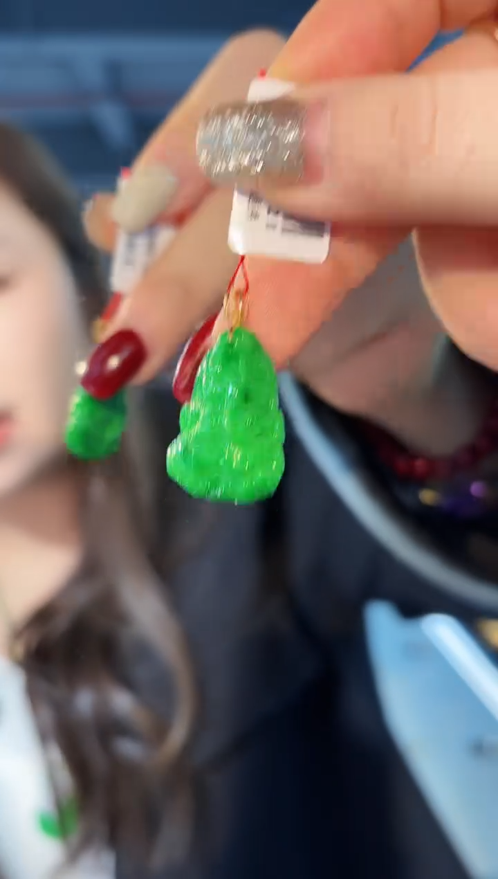 【闪购商品】翡翠颈饰18K金镶嵌缅料A货/支持复检/一件