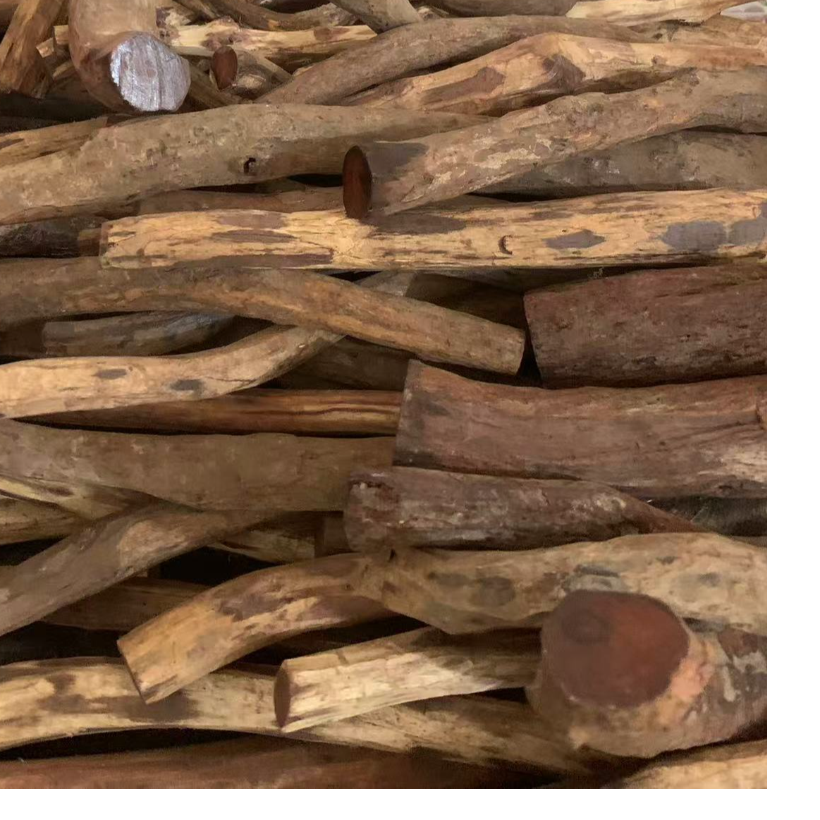 原木料现场开料直播间手串定制专拍链接陶瓷黄花梨手串老料木片