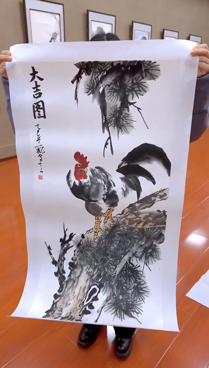 国画手绘原稿-姜超-国画4.7平尺