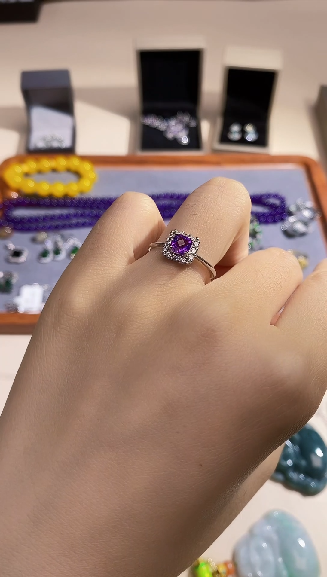 【闪购商品】水晶戒指未镶嵌多样性 发其一  【91】