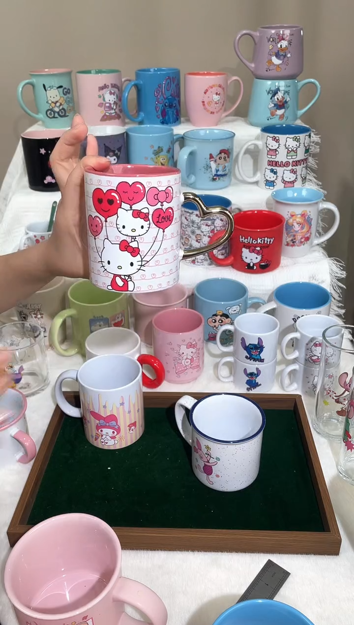 【闪购商品】陶瓷无盖款卡通陶瓷马克杯