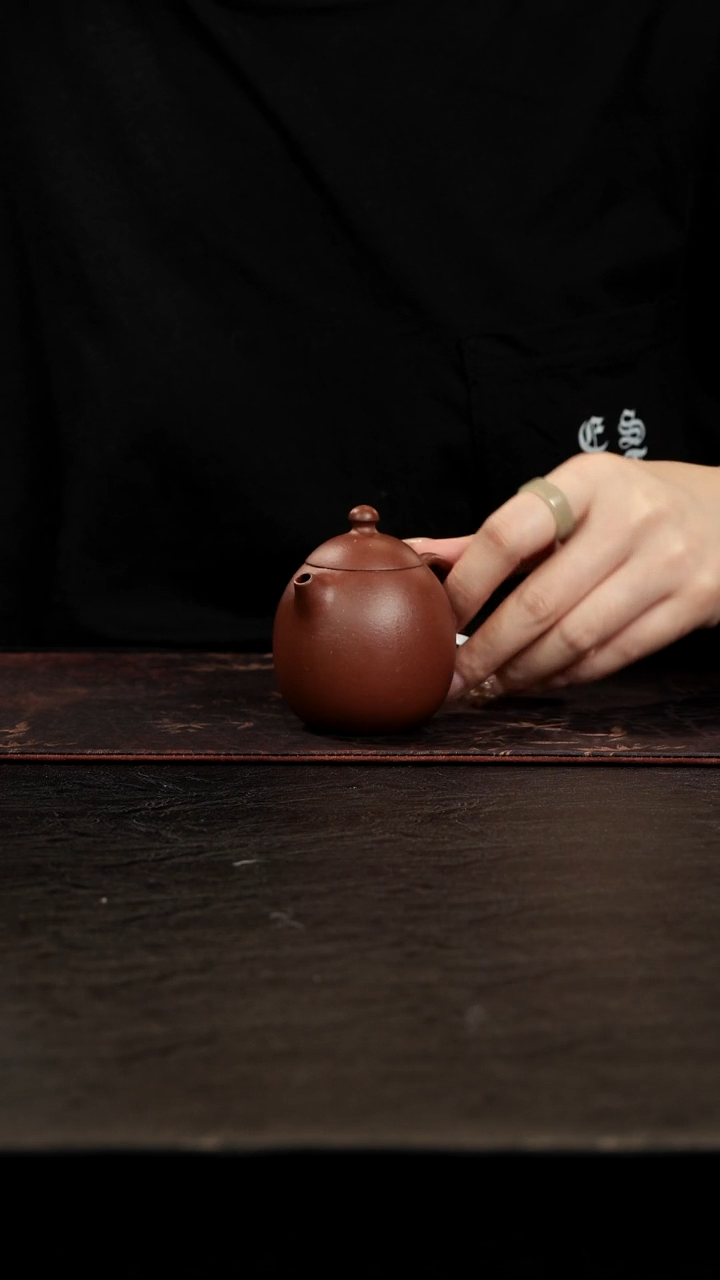 茶壶紫砂清水泥龙蛋110cc